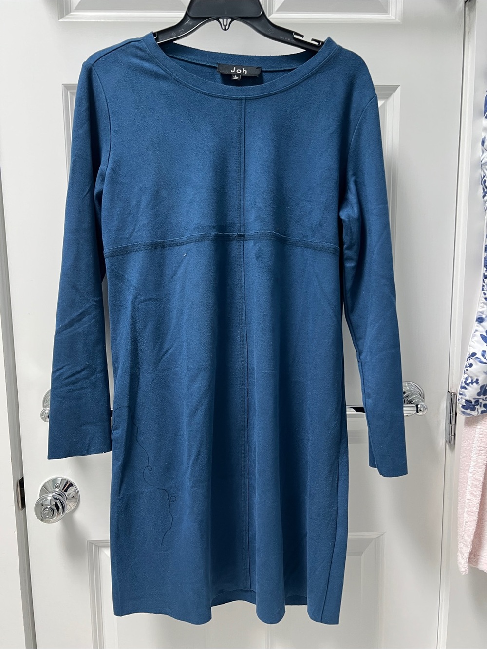 Joh Teal Long-Sleeve Knit Dress